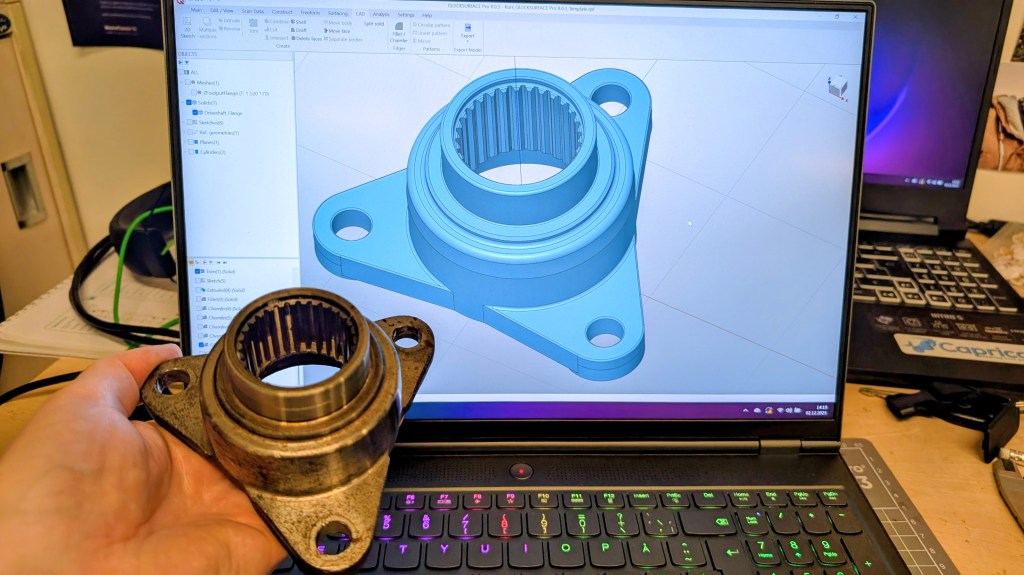 Reverse Engineering 3D scanning, 3D design Scan to CAD, Reverse Engineering
