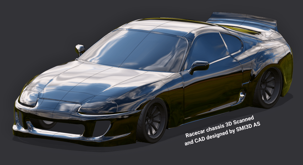 Toyota Supra CAD model