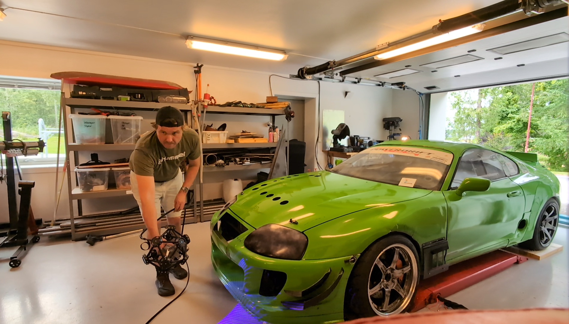 SMI3D AS Toyota Supra race car 3D scanning