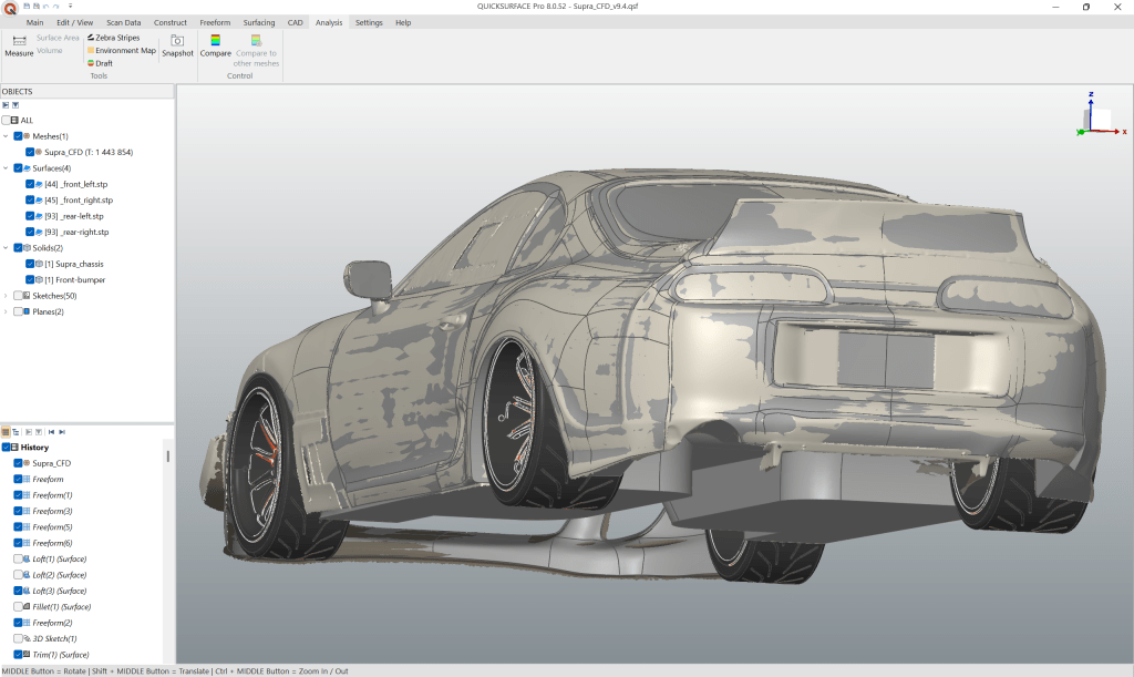 Toyota Supra Reverse Engineering