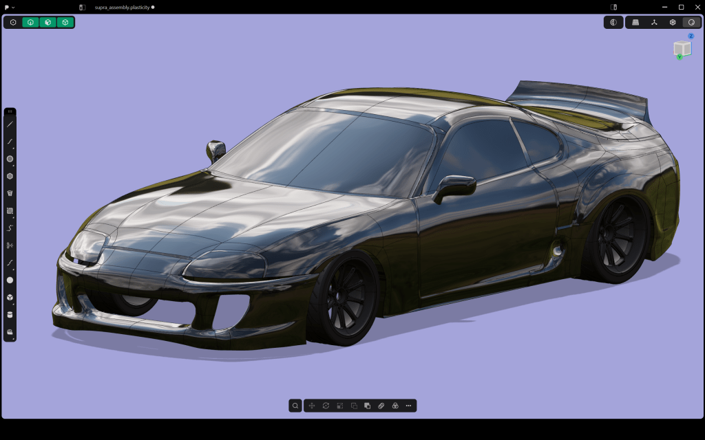 Toyota Supra Reverse Engineering CAD