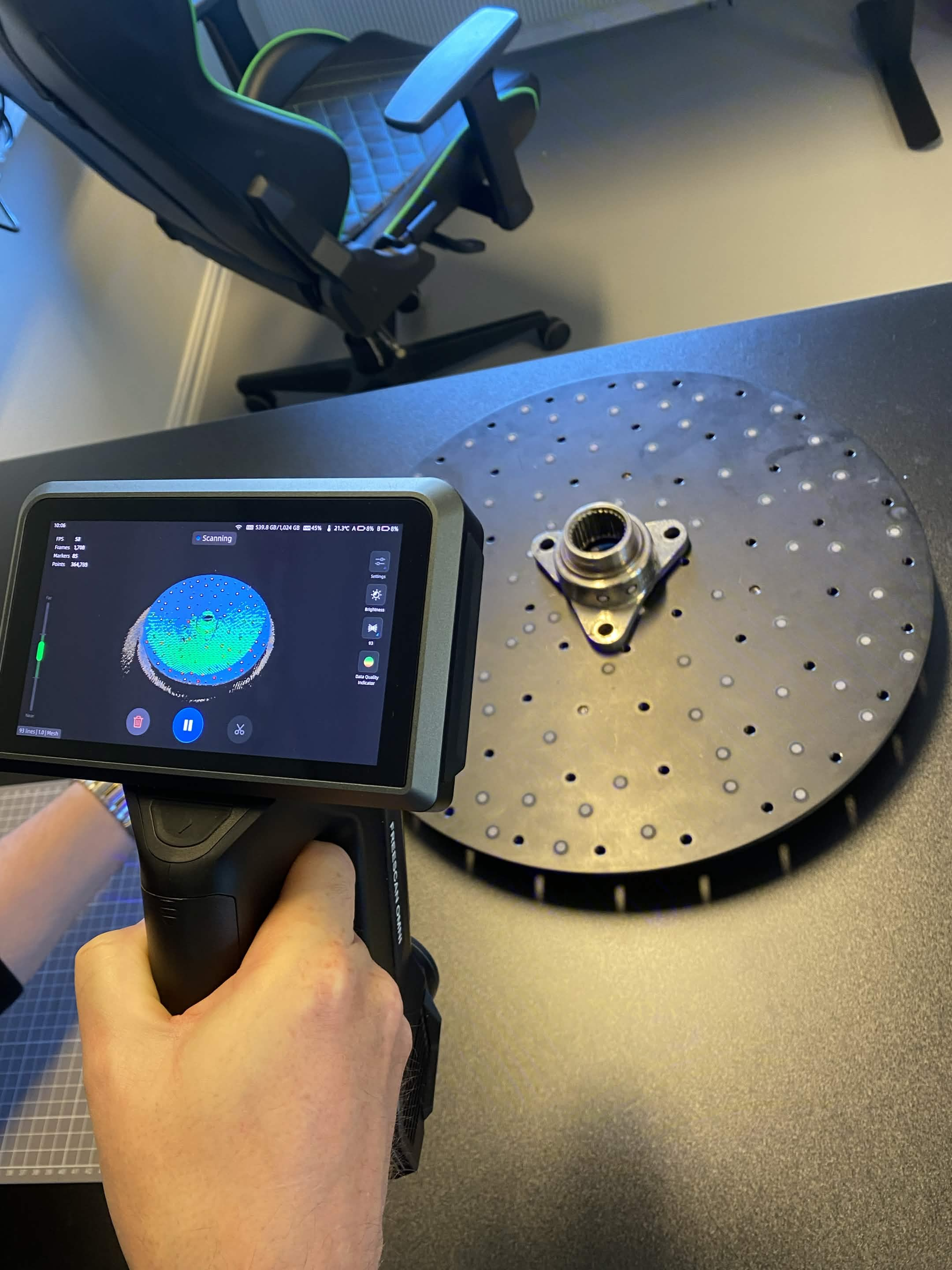 Smi3D utfører on-site 3D scanning for industri og motorsport