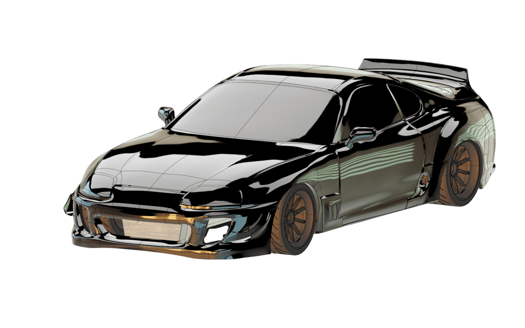 supra black Toyota Supra CAD model